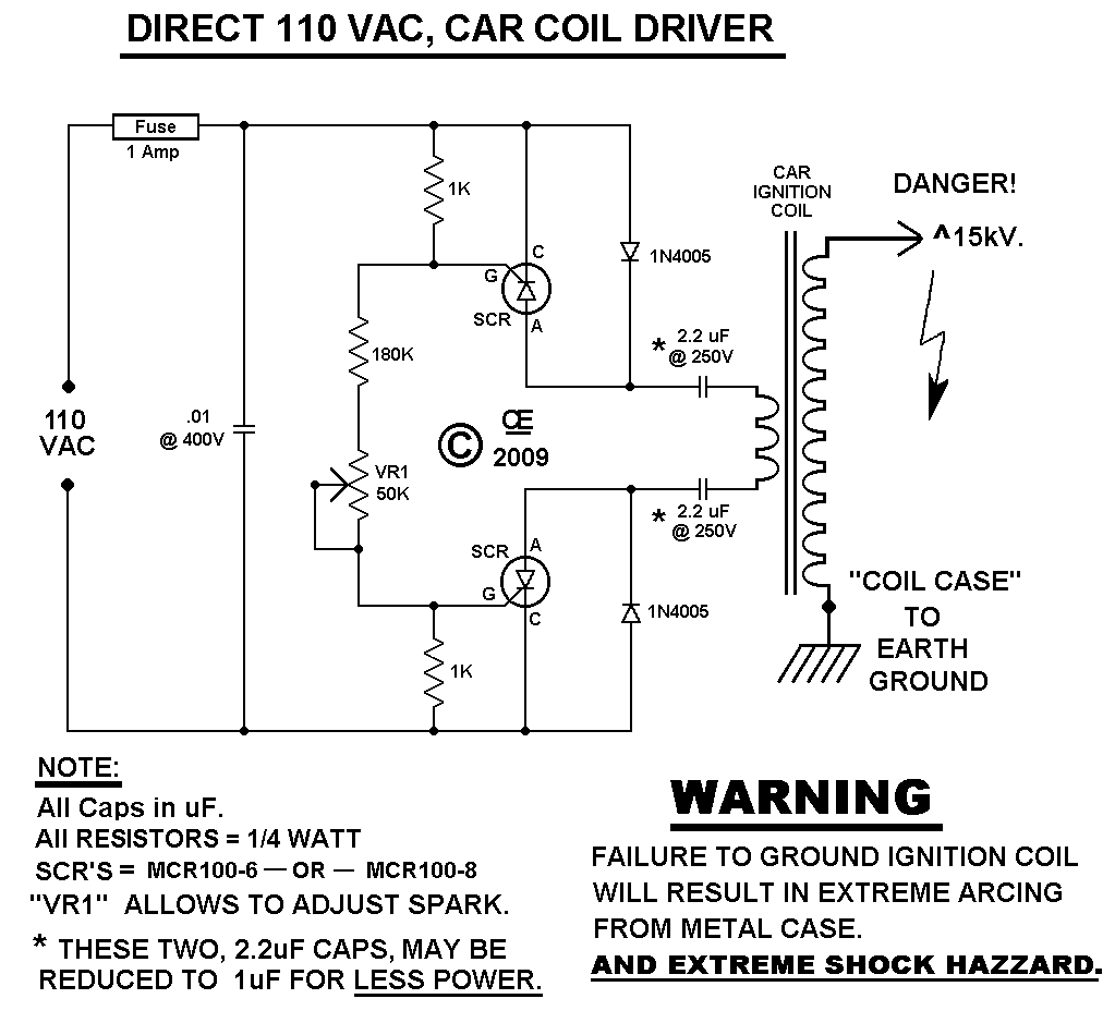 110 And 220 Vac  Car Ignition Coil Drivers